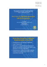 Statement by Mr. Penman, Organization for the Prohibition of Chemical Weapons (OPCW)