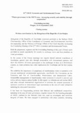 Written Contribution