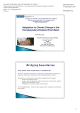 Presentation by Mr. Yuriy Nabyvanets, Deputy Director on Science