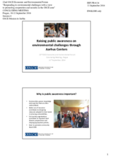 Statement by Ms. Olivera Zurovac-Kuzman, Environmental Adviser