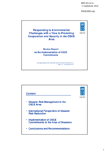 Presentation on the Review Report on the implementation of OSCE Commitments