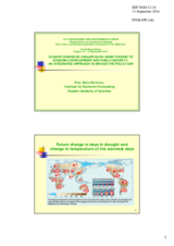 Statement by Prof. Boris Porfiriev, Institute for Economic Forecasting