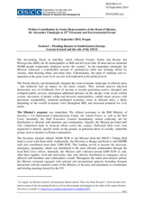 Written Contribution by Mr. Alexander Chuplygin, Senior Representative of the Head of Mission