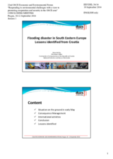 Statement by Dr. Robert Mikac, National Protection and Rescue Directorate