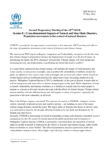 Statement by Ms. Marine Franck, Climate Change and Nansen Initiative Officer, Division of International Protection