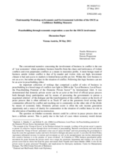 Discussion Paper by Ms. Mirimanova, International Alert