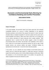 Discussion Paper by Mr. Krummenacher, SWISSPEACE