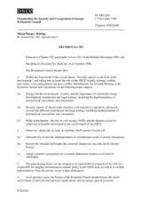 Permanent Council Decision No. 281