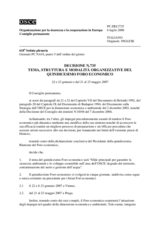 Permanent Council Decision No. 735 (it)