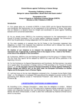 Segment 2 - Panel 1: Speech by Nicolas Le Coz, President of GRETA/Council of Europe Segment 2 - Panel 1: Speech by Nicolas Le Coz, President of GRETA/Council of Europe