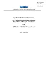 Report by the Special Representative and Co-ordinator for Combating Trafficking in Human Beings, Dr. Maria Grazia Giammarinaro