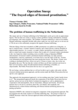 Presentation by Inge Schepers, National Prosecutor Human Trafficking, Netherlands