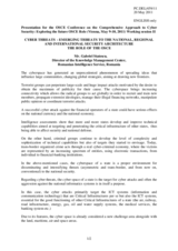 Session 2, Statement by Mr. Gabriel Statescu, Director of the Knowledge Management Center, Romanian Intelligence Service