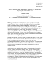 Remarks of Mr. Christopher M. Painter, U.S. Coordinator for Cyberspace Issues, U.S. Department of State