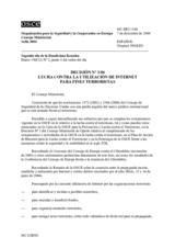 Decisión Nº 3/04 lucha contra la utilización de internet para fines terroristas