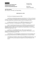Das Forum für Sicherheitskooperation Beschluss Nr. 5/99