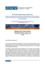 Protecting Critical Energy Infrastructure Protecting Critical Energy Infrastructure