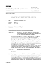 Journal of the 1082nd Plenary Meeting of the Permanent Council