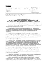 Ministerial Statement on the Negotiations on the Transdniestrian Settlement Process in the "5+2" Format