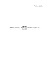 Traite sur les forces armées conventionnelles en Europe