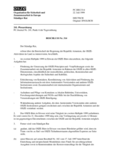 Der Ständige Rat Beschluss Nr. 314