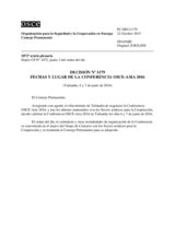 Decisión Nº 1179 del Consejo Permanente