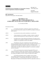 Decisión Nº 7/15 del Foro de Cooperación en materia de Seguridad