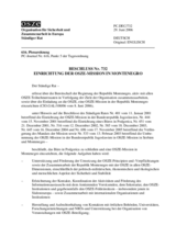 Der Ständig Rat Beschluss Nr. 732