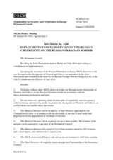 Permanent Council Decision No. 1130