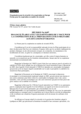 Forum for Security Co-operation Decision No. 6/07 (fr)