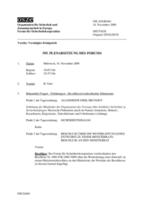 Journal of the 595th Plenary Meeting of the Forum for Security Co-operation (de)