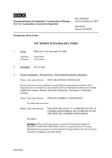 Journal of the 595th Plenary Meeting of the Forum for Security Co-operation (es)