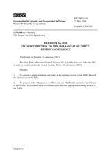 Forum for Security Co-operation Decision No. 3/10