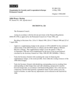 Permanent Council Decision No. 226