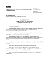 Permanent Council Decision No.771 (it)