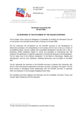 Statement by the Delegation of Luxembourg/EU in response to the statement by the GUUAM countries