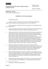 Permanent Council Decision No. 213