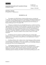 Permanent Council Decision No. 145