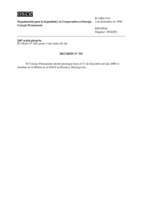 Permanent Council Decision No. 319 (es)