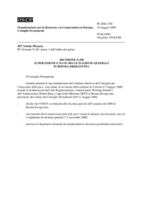 Permanent Council Decision No. 350 (it)