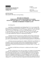 Permanent Council Decision under silence procedure on the establishment of an OSCE Office in Zagreb. (de)