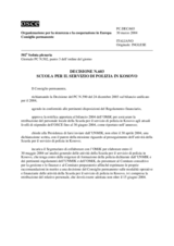 Permanent Council Decision No. 603 (it)