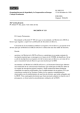 Permanent Council Decision No. 333 (es)