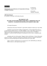 Permanent Council Decision No. 470 (it)