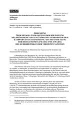 Erklärung über die Rolle der OSZE bei der Bekämpfung des Phänomens von ausländischen terroristischen Kämpfern im Zusammenhang mit der Umsetzung der Resolutionen 2170 (2014) und 2178 (2014) des Sicherheitsrats der Vereinten Nationen
