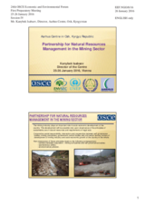 Presentation by Mr. Kanybek Isabaev, Director, Osh, Kyrgyzstan 