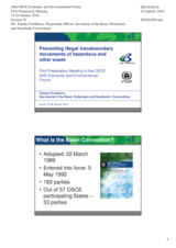 Presentation by Ms. Tatiana Terekhova, Programme Officer