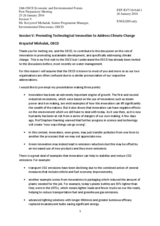 Statement by Mr. Krzysztof Michalak, Senior Programme Manager, Environmental Directorate 