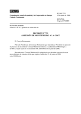 Permanent Council Decision No. 725 (es)