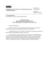 Permanent Council Decision No. 402 (it)